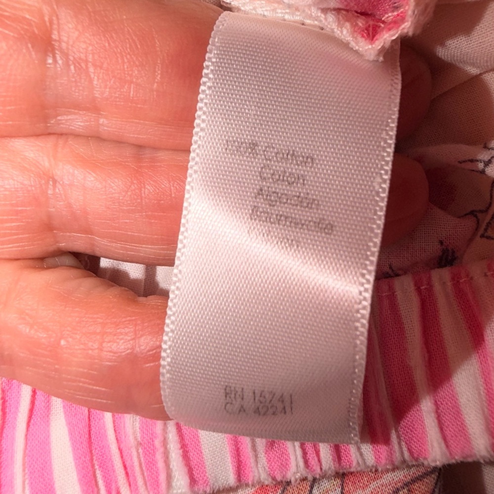 PJ Salvage Pajama Set Size S Pink Beach Print 2PC Sleep & Lounge - Picture 12 of 13